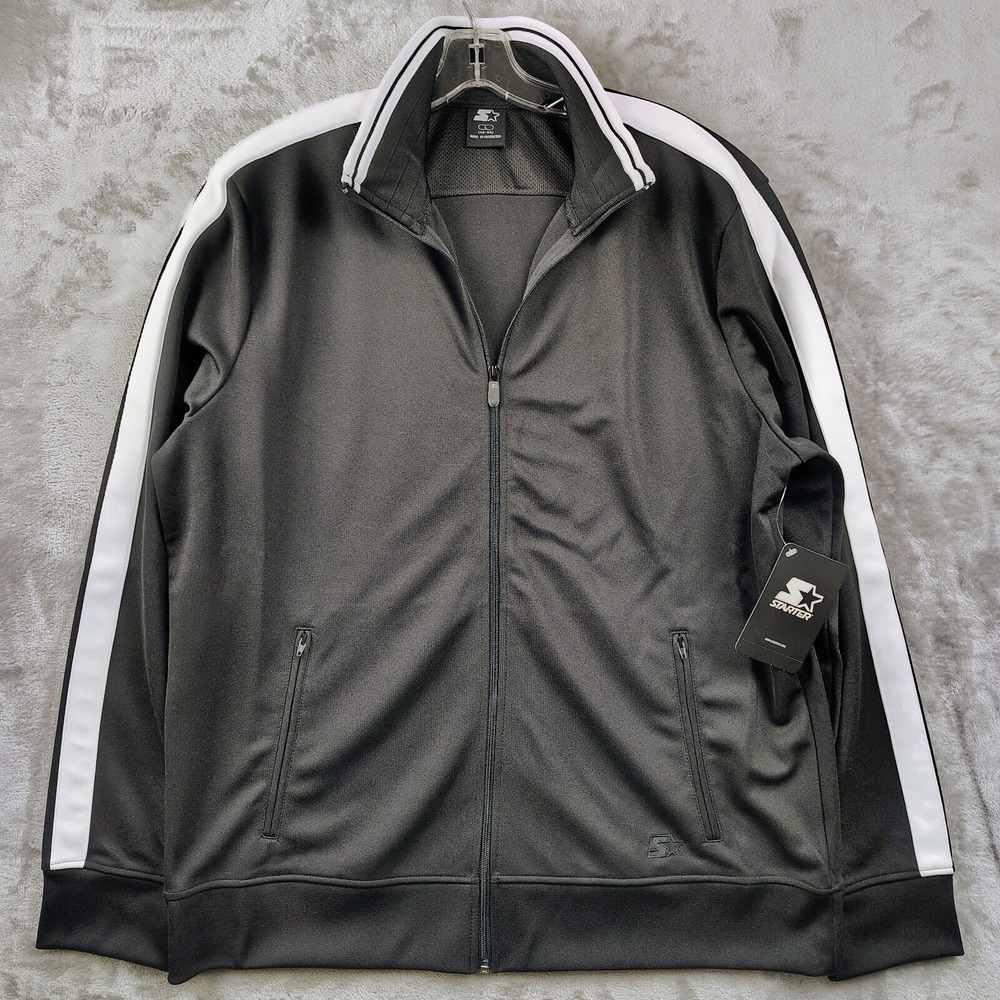 Vintage Starter Track Jacket Full Zip New NWT‎ Mens Large Y2K